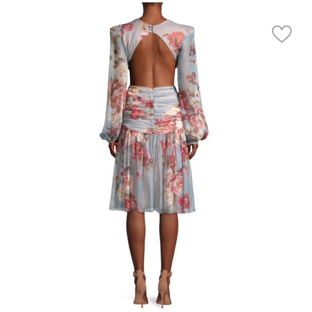 Patbo Peony Print Midi Dress xs 0 Bronx - Picture 3 of 13